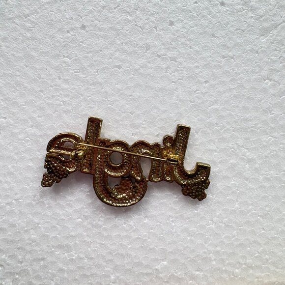 Christmas Collection Brooch Holiday Lapel Pins Set of 7 VTG Cats reindeer candy - Picture 12 of 16